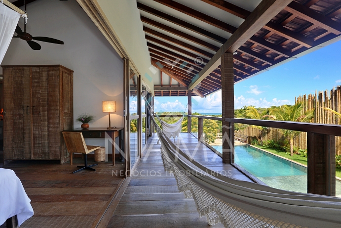 casa de luxo na praia em trancoso